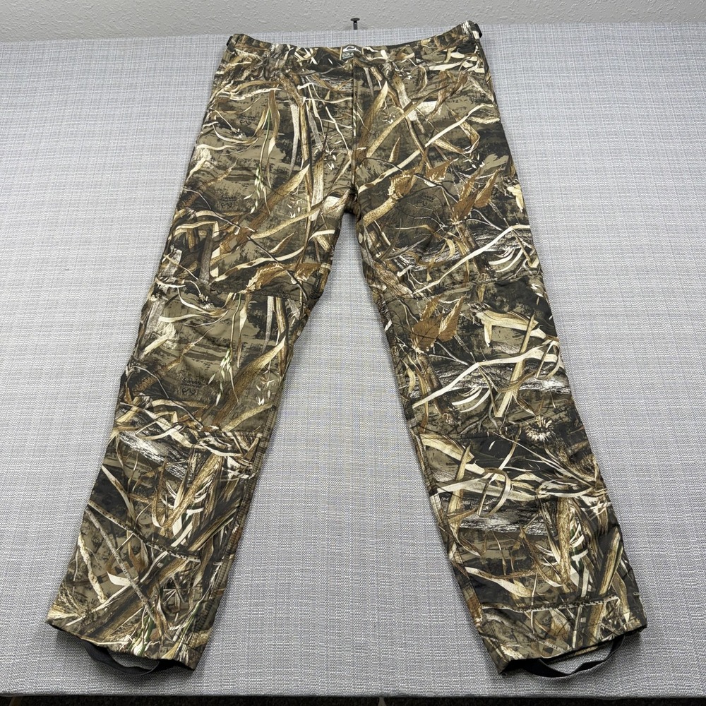 Drake Waterfowl Systems Pants‎ Mens 38x30 Brown Realtree Max-5 Camo Fleece Lined